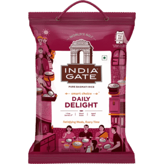 INDIA GATE Daily Delight Raw and Aged Broken Rice Basmati Rice (5 kg)