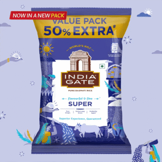 INDIA GATE Flavourful & Fine Super Perfectly Aged Rice Basmati Rice