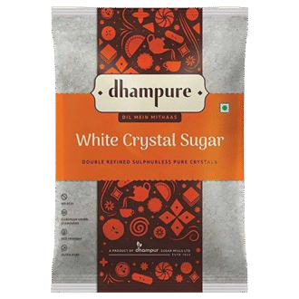 Dhampure Sulphurless Sugar (Refined Safed Cheeni)  (1 kg)