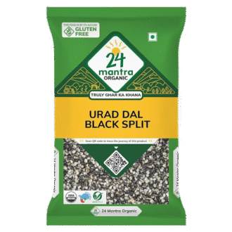 24 Mantra Organic Unpolished Urad Dal Black Split