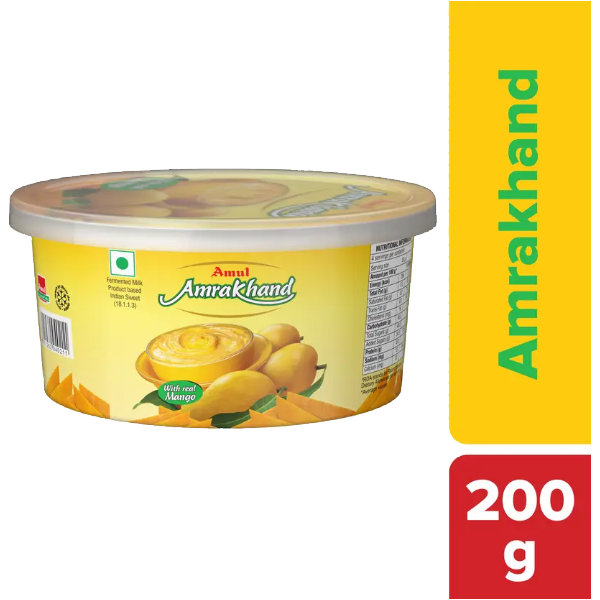 Amul Amrakhand Plain Curd Mango (200 g)