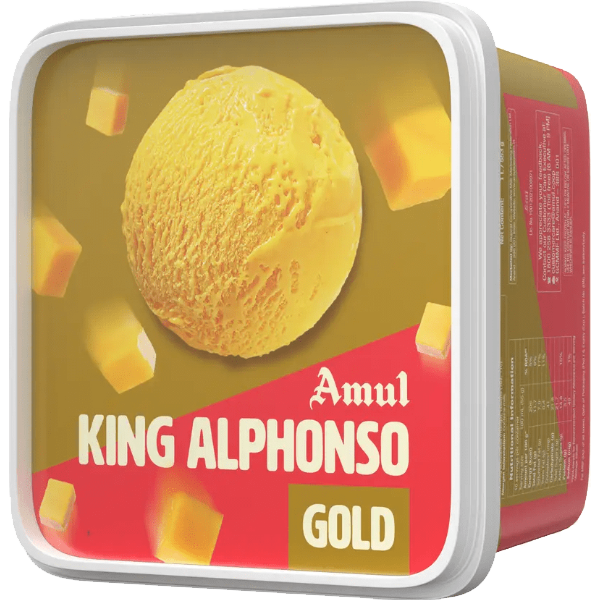 Amul Mango Ice Cream King Alphoso Gold (1 L) - Tap2Home