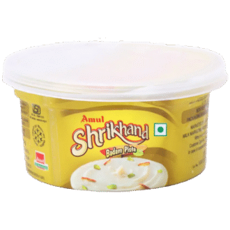 Amul Shrikhand Flavored Curd Badam, Pista (200 g)