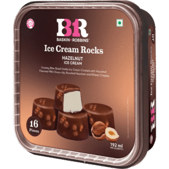 Baskin Robbins Hazelnut Rocks Ice Cream (192 ml)