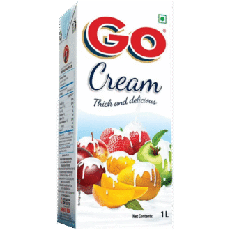 Go Fresh Thick and Delicious Pure Cream (1 L, Pack of 1)