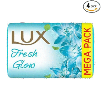Lux Fresh Splash Soap Bar, 100g (Pack of 4)