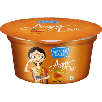 MOTHER DAIRY AAM DOI Fruit Yogurt Mango (80 g)