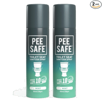 Pee Safe Toilet Seat Sanitizer Spray (50ml - Pack Of 2)