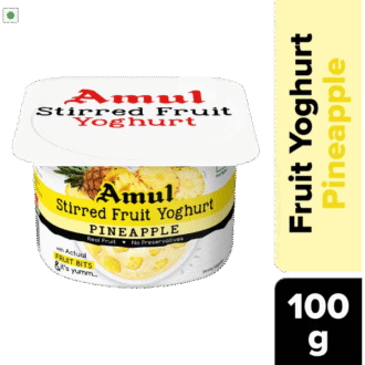 Pineapple Flavored Yogurt Pineapple Yoghurt (100 g)