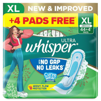 Whisper Ultra Upto No Gap No Leaks Sanitary Pads