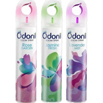 Odonil Jasmine, Rose, Lavender Spray Room Freshner