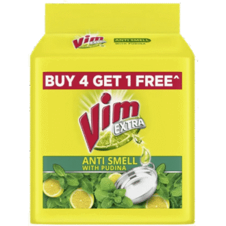 Vim Antismell with Pudina Buy 4 get 1 Dishwash BarVim Antismell with Pudina Buy 4 get 1 Dishwash Bar