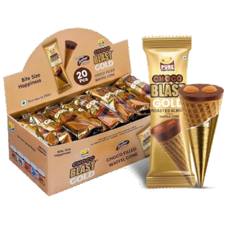 Pure Temptation Chocoblast Choco-Filled Waffle Cones
