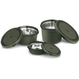 CLASSIC ESSENTIALS Stainless Steel Microwave Safe Containers